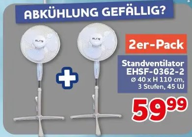 Standventilator EHSF-0362-2