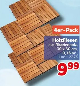 Holzfliesen