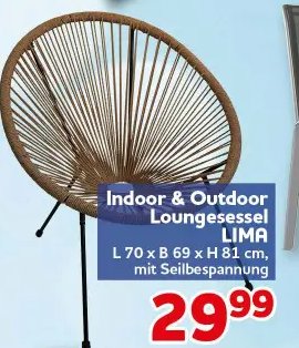 Indoor & Outdoor Loungesessel LIMA