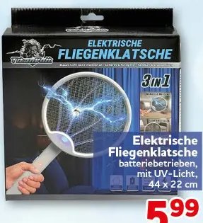 Elektrische Fliegenklatsche