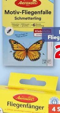 Motiv-Fliegenfalle Schmetterling