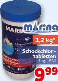 Schockchlor-tabletten