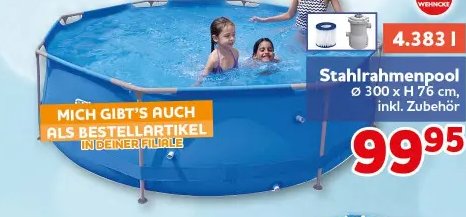 Stahlrahmenpool