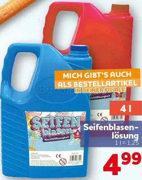 Seifenblasen-Lösung
