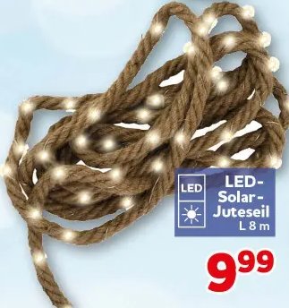 LED-Solar-Juteseil