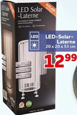 LED-Solar-Laterne