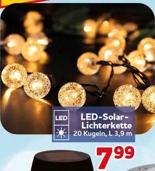 LED-Solar-Lichterkette