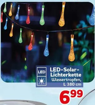 LED-Solar-Lichterkette