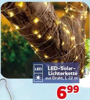 LED-Solar-Lichterkette