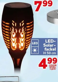 LED-Solar-Fackel