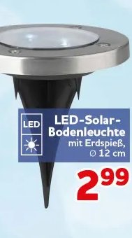 LED-Solar-Bodenleuchte