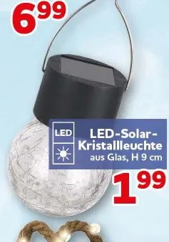 LED-Solar-Kristallleuchte
