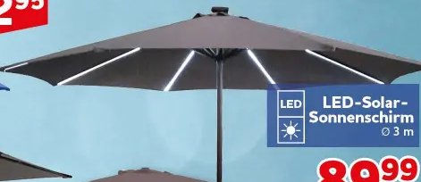LED-Solar-Sonnenschirm