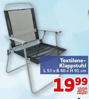 Textilene-Klappstuhl
