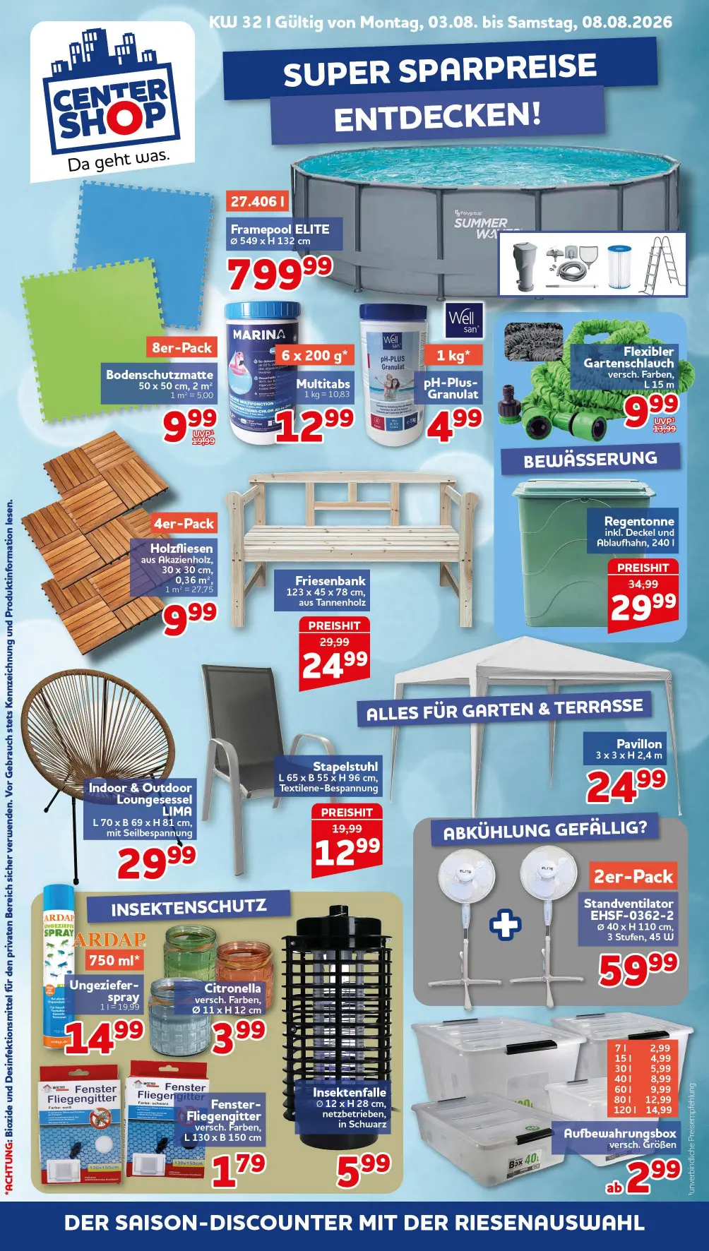 Centershop Prospekt nächste Woche zum Blättern