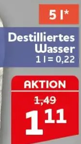 Destilliertes Wasser