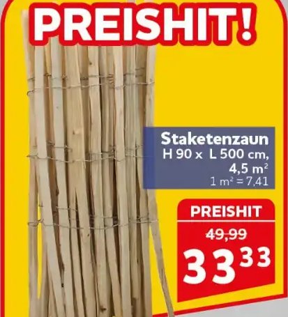 Staketenzaun