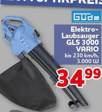 Elektro-Laubsauger GLS 3000 VARIO