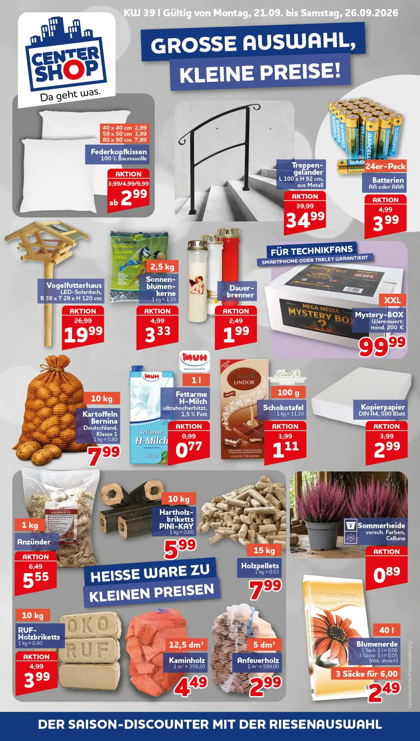 Centershop Prospekt nächste Woche zum Blättern