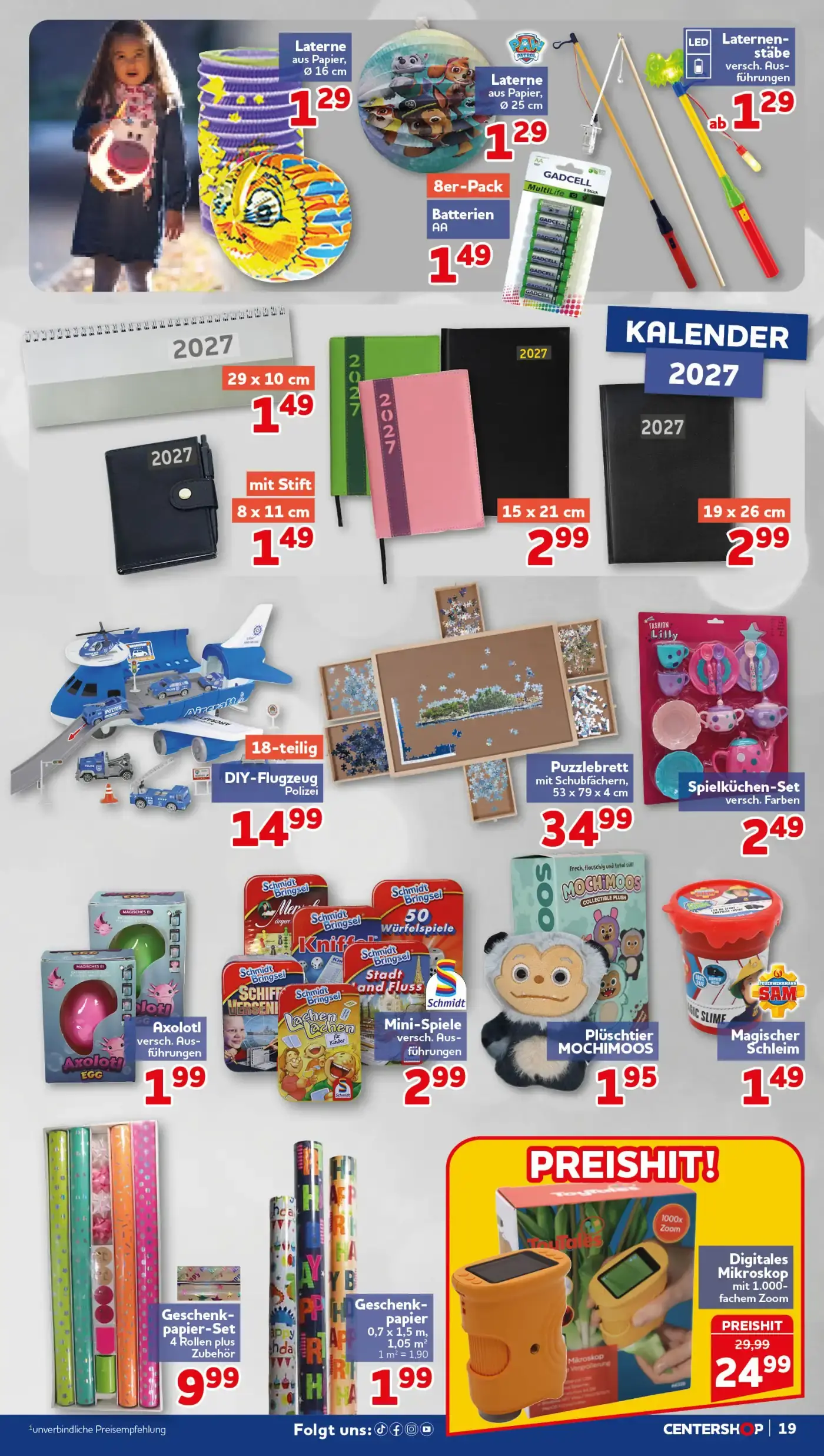 Centershop Prospekt Seite 19