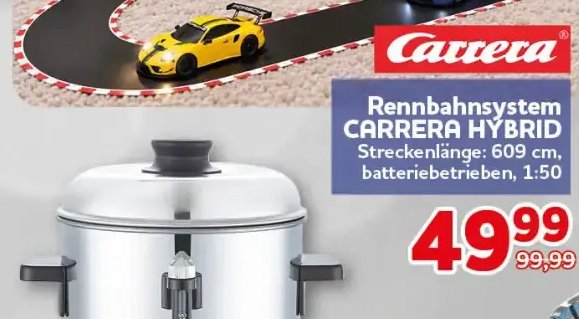 Rennbahnsystem CARRERA HYBRID