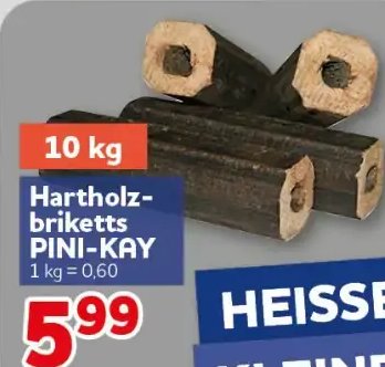 Hartholzbriketts PINI-KAY