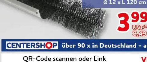Dachrinnenbürste