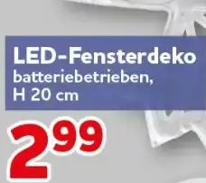 LED-Fensterdeko