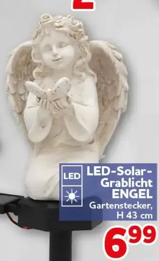 LED-Solar-Grablilcht ENGEL