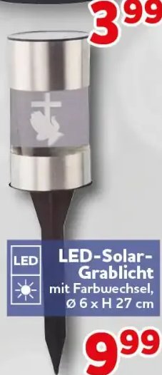 LED-Solar-Grablilcht