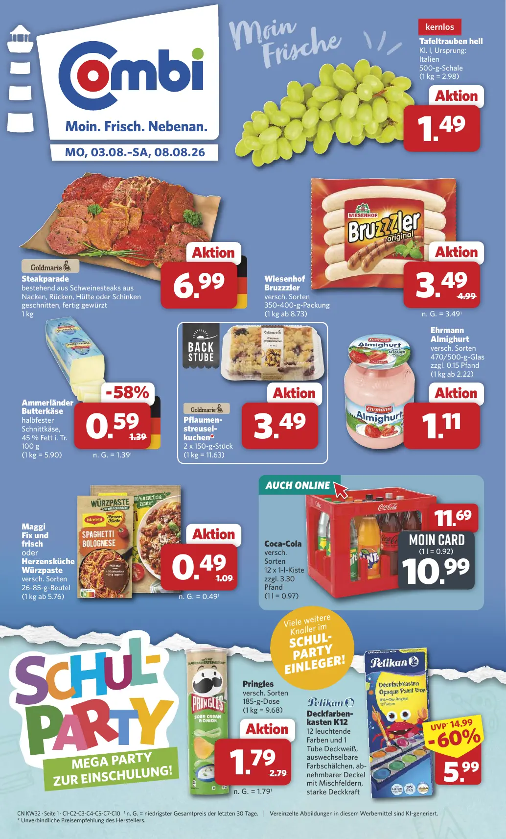 Combi Prospekt nächste Woche zum Blättern