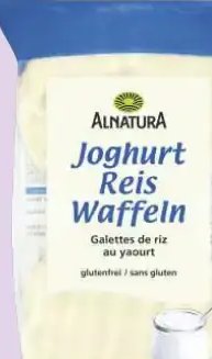 Joghurt Reis Waffeln