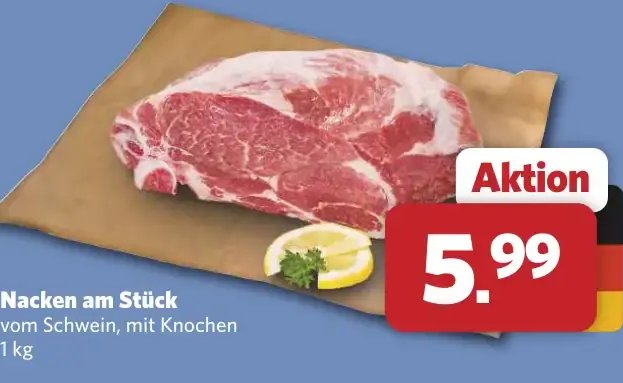 Nacken am Stück