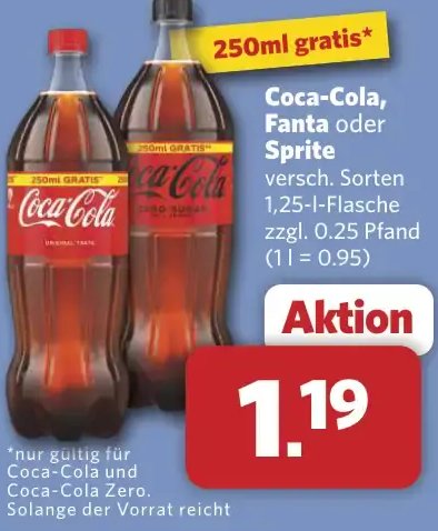Coca-Cola, Fanta oder Sprite
