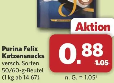 Purina Felix Katzensnacks