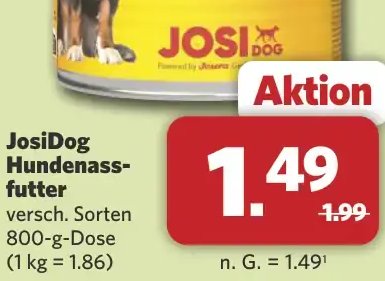 JosiDog Hundenassfutter