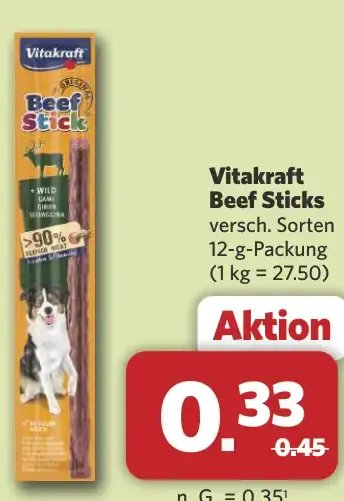 Vitakraft Beef Sticks