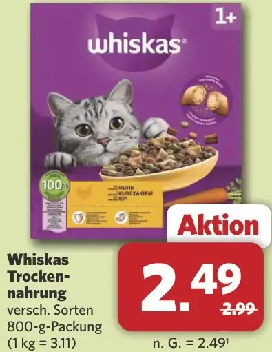 Whiskas Trockennahrung