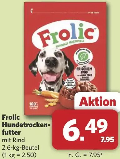 Frolic Hundetrockenfutter