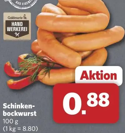 Schinken-bockwurst