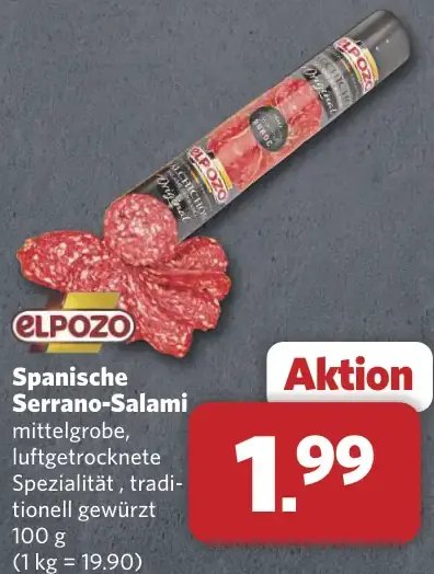 Spanische Serrano-Salami