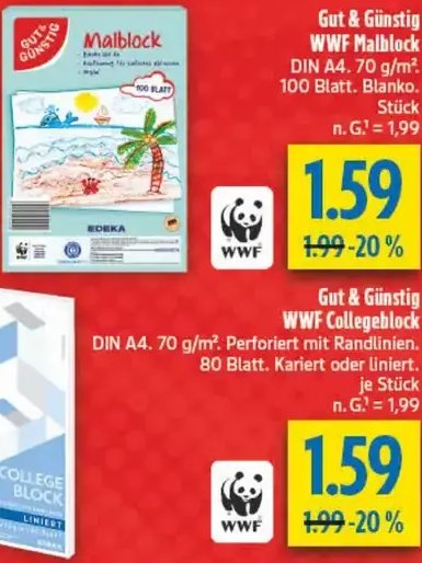 WWF Malblock