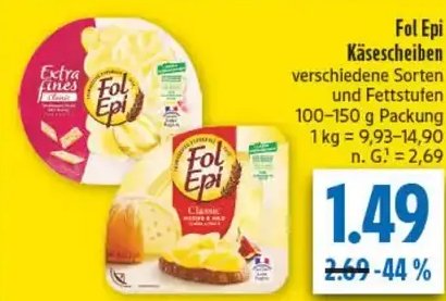 Fol Epi Käsescheiben