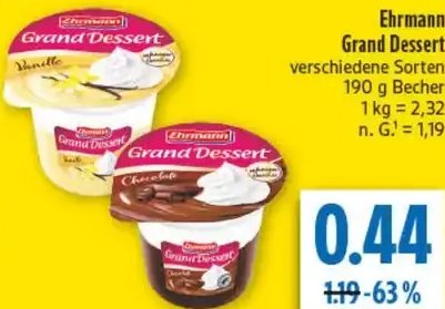 Ehrmann Grand Dessert