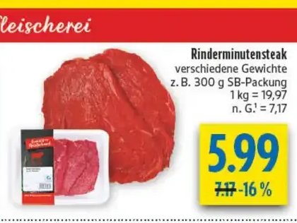 Rinderminutensteak