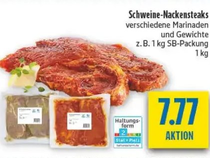 Schweine-Nackensteaks
