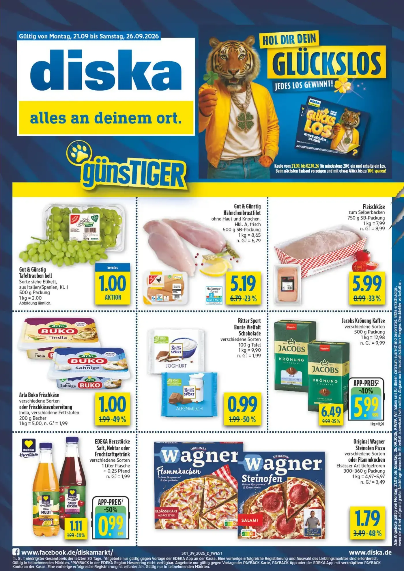 Diska Prospekt nächste Woche zum Blättern