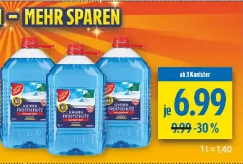 Scheibenfrostschutz Konzentrat