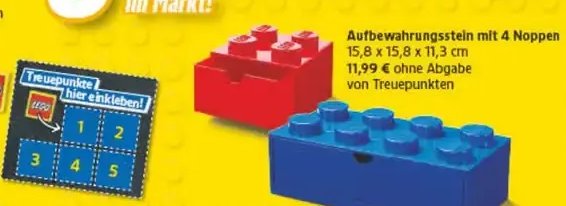 Aufbewahrungsstein mit 4 Noppen