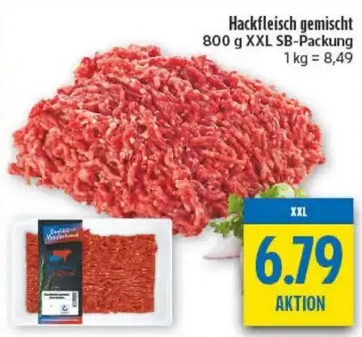 Hackfleisch gemischt